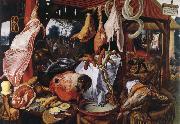 unknow artist Meat oil painting reproduction